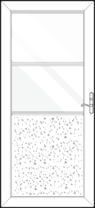 doors with retractable screens