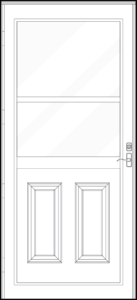 Deluxe™ storm doors