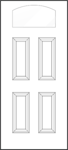 Fiberglass door